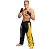 FIGHTERS - Kick-Boxing Hosen / Satin / schwarz-gelb