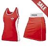 FIGHTERS - Lady's Boxing Dress / Rot-Weiss / Small