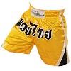 FIGHT-FIT - Muay Thai Shorts / Gelb / XL