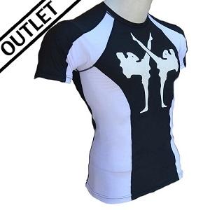 FIGHTERS - Rash Guard / Giant / Negro-Blanco / Small