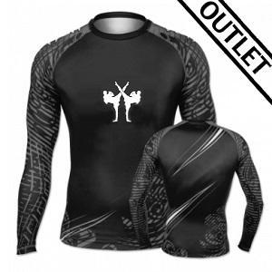 FIGHTERS - Rash Guard / Tribal / Nero / Large