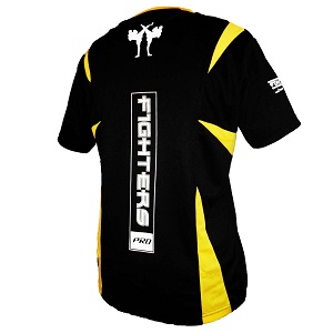 FIGHTERS - Camisa de kick boxing / Competition / Negro / Small