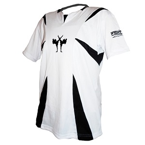 FIGHTERS - Camisa de kick boxing / Competition / Blanco / Medium