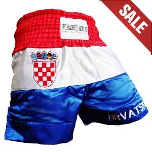 FIGHTERS - Muay Thai Shorts / Kroatien-Hrvatska / Grb / Medium