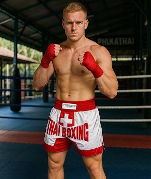 FIGHTERS - Muay Thai Shorts / Schweiz / XXL