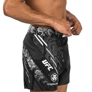 UFC Adrenaline by Venum Authentic Fight Night Men's Fight Short / Short Fit / Black / Large