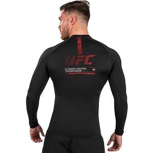 UFC Adrenaline by Venum Fight Week Rashguard / Manica lunga / Nero / Large